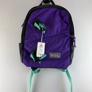 NEW NWT Fjallraven Vardag 17L Backpack - Violet/Coal Black/Mint